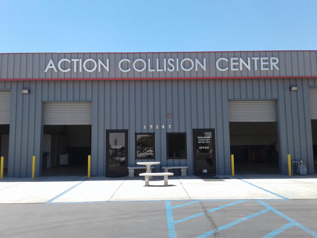 Action Collisions Center Sign